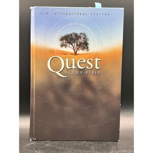 NIV Quest‎ Study Bible Zondervan Hardcover w/ Personal Commentary 1994